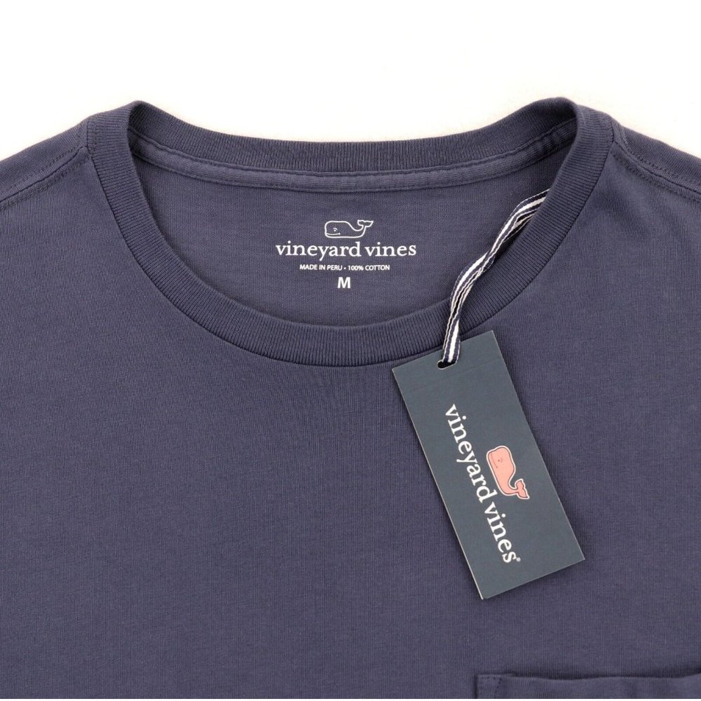 NWT Vineyard Vines L/S T-Shirt Men’s Medium Blue New York City Empire State Bldg - Picture 7 of 7